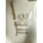 Figurine "Cat with a ball", Zakłady Porcelany Stołowej "Krzysztof" ("Wawel") in Walbrzych