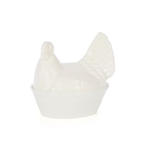 Scatola di cioccolatini Hen in ceramica