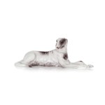 Figurine "Lying greyhound", Zakład Porcelany Stołowej "Wałbrzych"