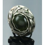 Ring with jade, author's product (132)