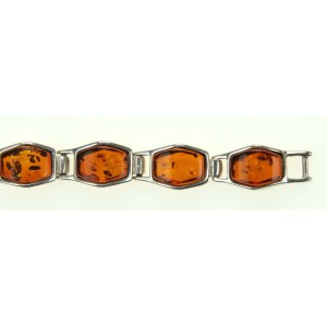 Bracelet with amber, author's product (189)