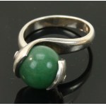 Ring with jade ball, Juwelia Poznan (201)