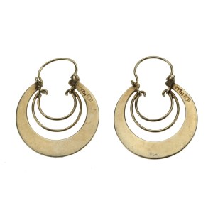Gold earrings, Rytosztuk, gold (203)