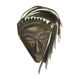 Brooch face of a woman, model in the style of Joseph Fajngold (139)