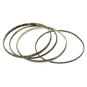 WARMET thin bracelets, set of 4 pcs. Silver (150)