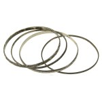 WARMET thin bracelets, set of 4 pcs. Silver (150)
