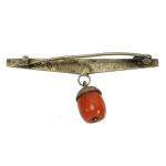 Brooch with coral, ZZO Poznan (212)