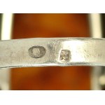 Ring with amber, Metalwork M1 (222)