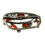 Brooch with beads, ref. MK (223)