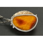 Pendant with amber, ref. MC (215)