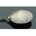 Jade pendant on chain, ORNO by Franciszka Szymanek (216)