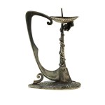 Candle holder, ORNO, silver (250)