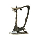 Candle holder, ORNO, silver (250)