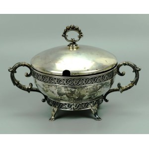 Silver sugar bowl, Biamet Bialystok (220)