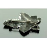 Brooch in the shape of a maple leaf, Joseph Fajngold (219)