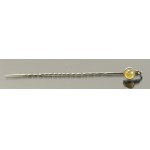 Tie pin with agate, Metalwork M1 (227)