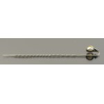 Tie pin with agate, Metalwork M1 (227)