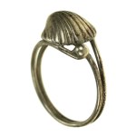 Ring with shell, author's product (231)