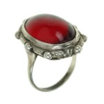 Ring with red stone, ORNO (234)