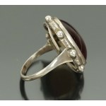 Ring with red stone, ORNO (234)
