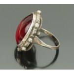 Ring with red stone, ORNO (234)