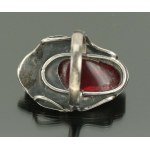 Ring with red agate, Danuta Kobielska (238)