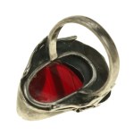 Ring with red agate, Danuta Kobielska (238)