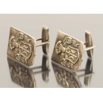 Cufflinks with Ostoja coat of arms, silver (244)