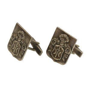 Cufflinks with Ostoja coat of arms, silver (244)