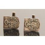Cufflinks with Ostoja coat of arms, silver (244)