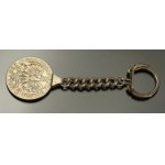 Key ring with pre-war five-dollar coin, Warmet (243)