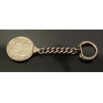 Key ring with pre-war five-dollar coin, Warmet (243)