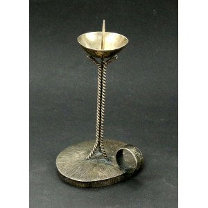 Candle holder, ORNO, silver (253)