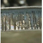 Candle holder, ORNO, silver (253)