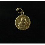 Cupid Pendant, Gold (104)