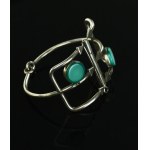 Blue agate bracelet, ORNO (118)