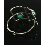 Blue agate bracelet, ORNO (118)