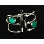 Blue agate bracelet, ORNO (118)