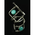 Blue agate bracelet, ORNO (118)
