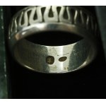 Ring, signed S inscribed in anchor (158)