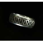 Ring, signed S inscribed in anchor (158)