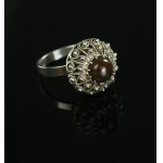 Level ring with bronze agate, Warmet (113)