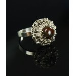 Level ring with bronze agate, Warmet (113)