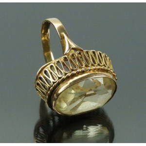 Large ring, ORNO. Gold (249)