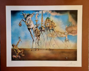 Salvador Dali (1904-1989) , La Tentation de saint Antoine (Kuszenie Św. Antoniego)1981( 1946)