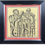 Fernand LEGER (1881 - 1955), Muzykanci(Les Musiciens)1975