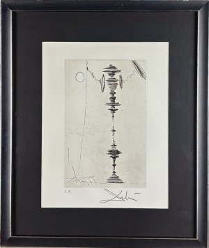 Salvador Dali ( 1904-1989) , « Spinning Man »( znany również pod tytułem„L’Homme Toupie” ) z serii Don Quichotte, 1968