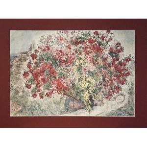 Marc Chagall (1887-1985) Le Nu au Bouquet (Nude with Bouquet).
