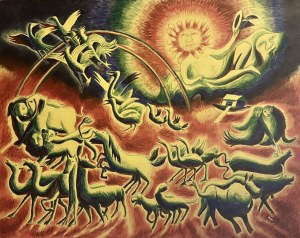 Laure MARTIN (1910-1994), Arka Noego lata 50 XX w.