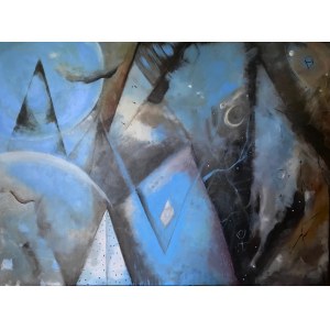Ewa Grzegorczyk, Blue Abstraction I